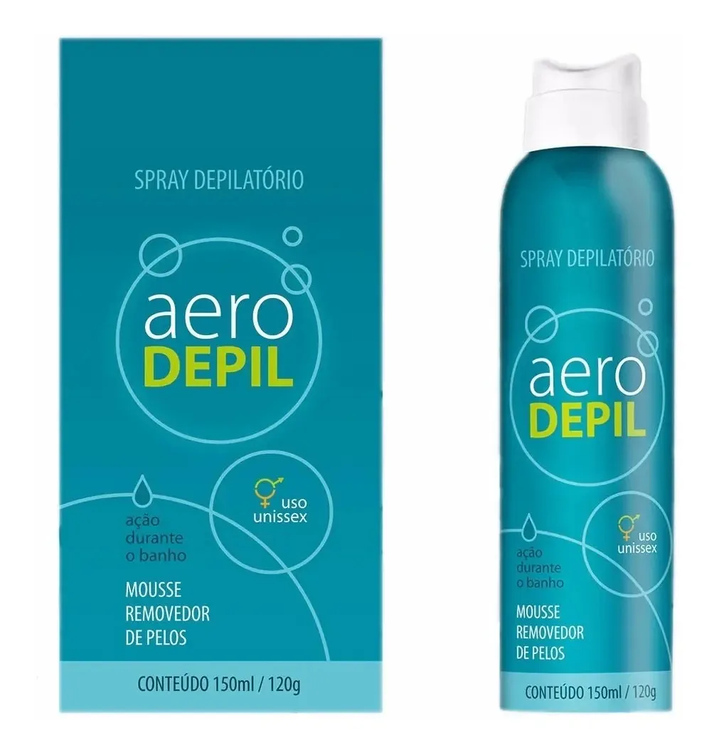 Creme Depilatorio Aero Depil Mousse Removedor De Pelos 150ml