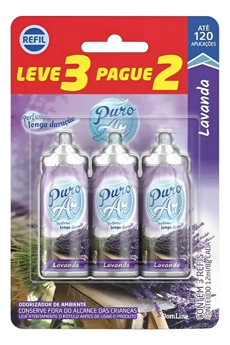 Refil Aromatizante Puro Ar Refil Refil Talco 3 Un