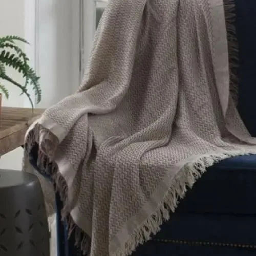 Manta Capri Para Sofá Anatex Caramelo