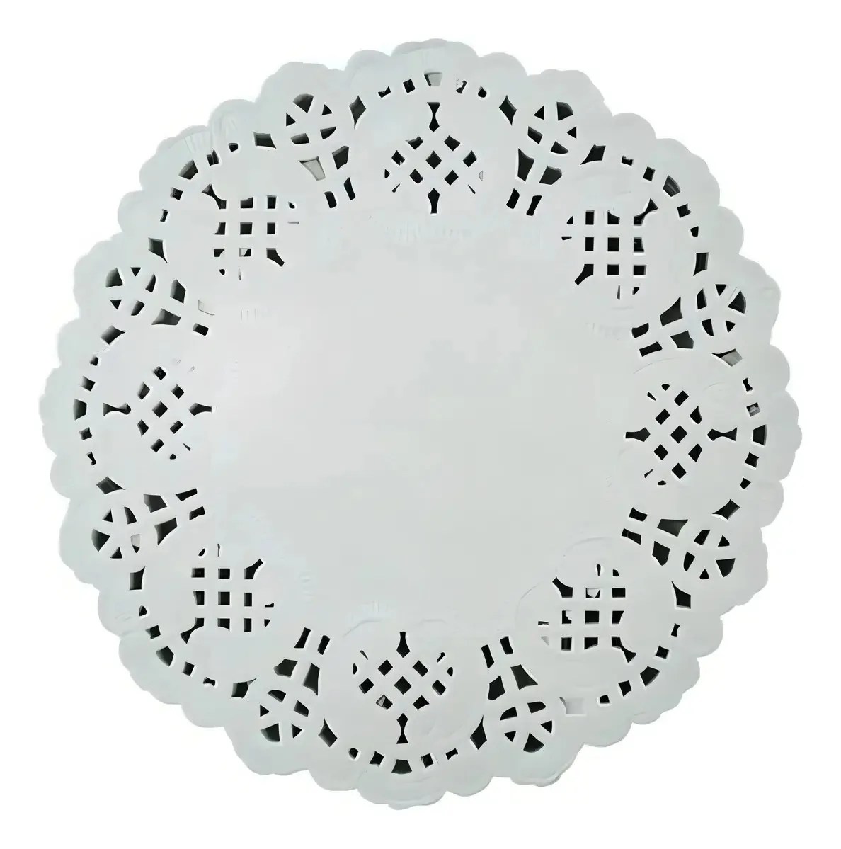 Papel Rendado 11,4cm Branco C/24