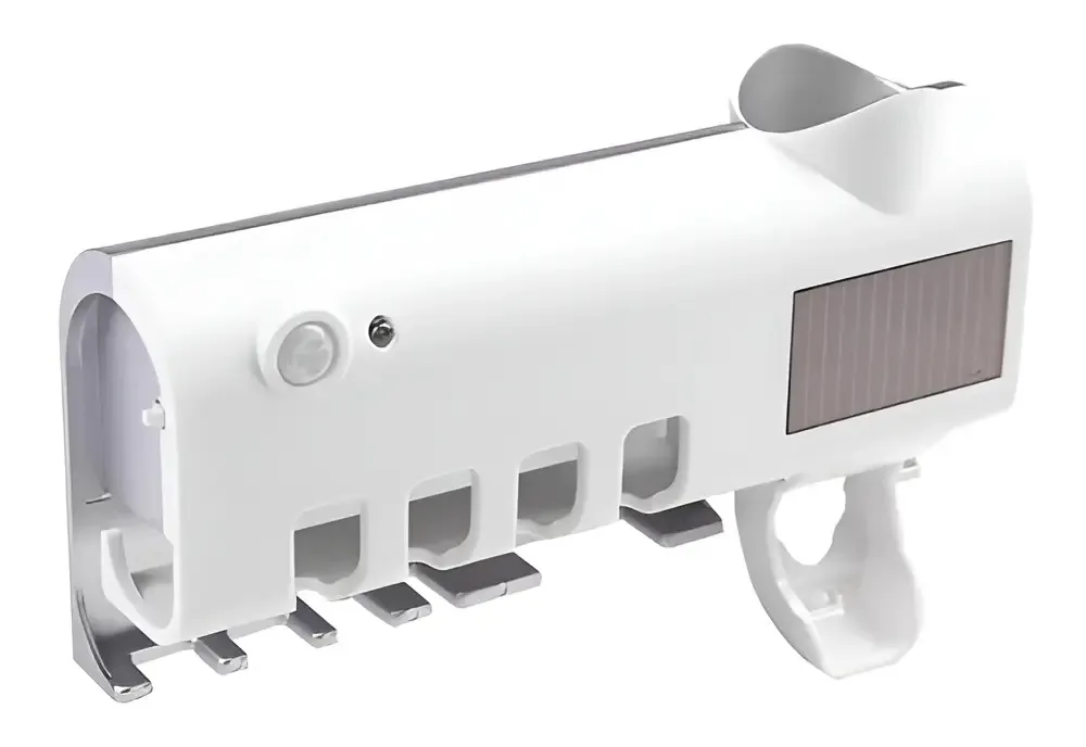 Porta Escovas De Dentes Esterilizador Uv Usb E Solar