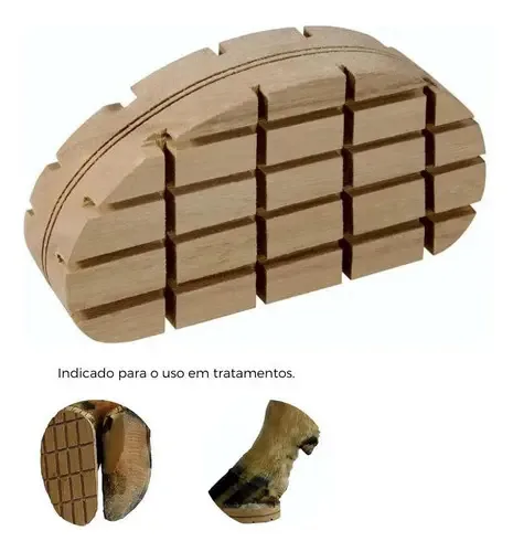 Tamancos De Madeira (pinus) Para Bovinos - Embalagem Com 4