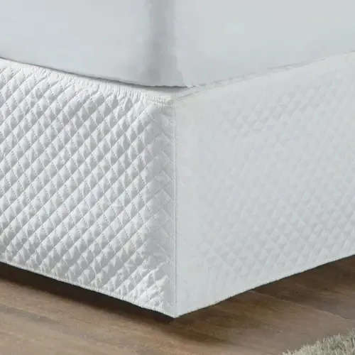 Casaborda Saia Cama Box 188x88cm solteiro branco