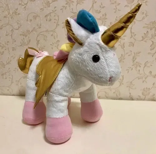 2 Unicórnios Pelúcia 45cm Decoração Festa Infantil E Quarto