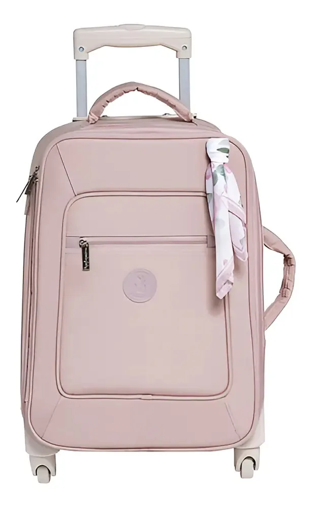 Mala Maternidade Masterbag Rosa com Organizadores 54x35x20cm