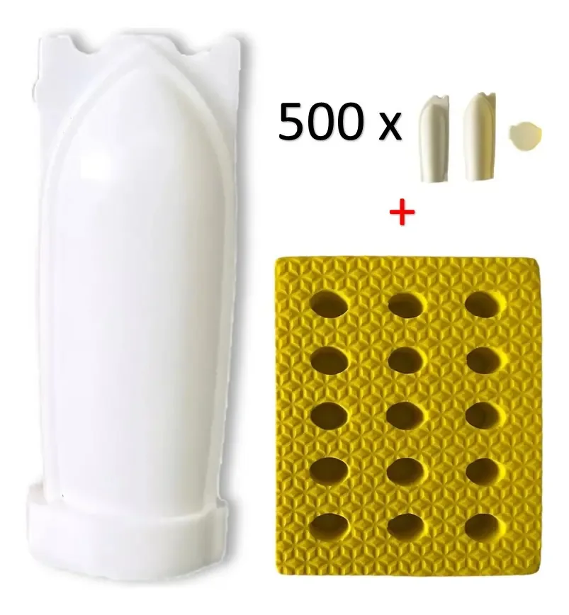 Cápsulas vazias Ideal Equipamentos para Supositório adulto branco