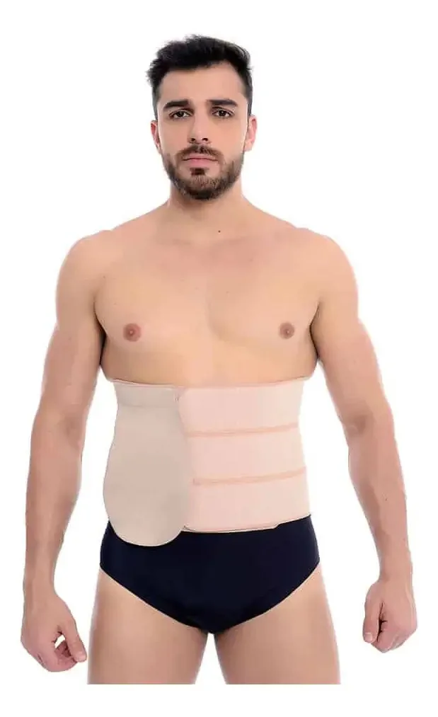 Faixa Abdominal Model Slim 1115 Para Bolsa De Colostomia Com Velcro Hipoalergênica