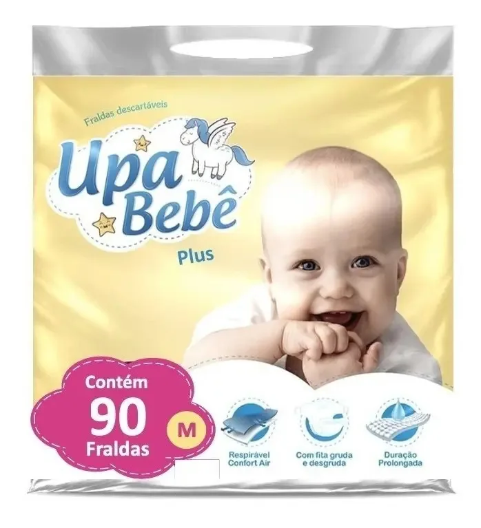 Fralda Descartável Infantil Upa Bebê Plus Atacado Barato