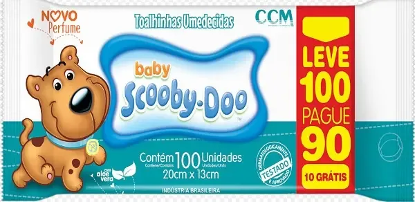 Toalha Umed Scooby Doo C/100