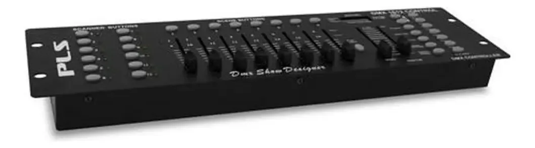 Controlador De Luzes Pls Mixer Mesa De Iluminação Dmx 1216