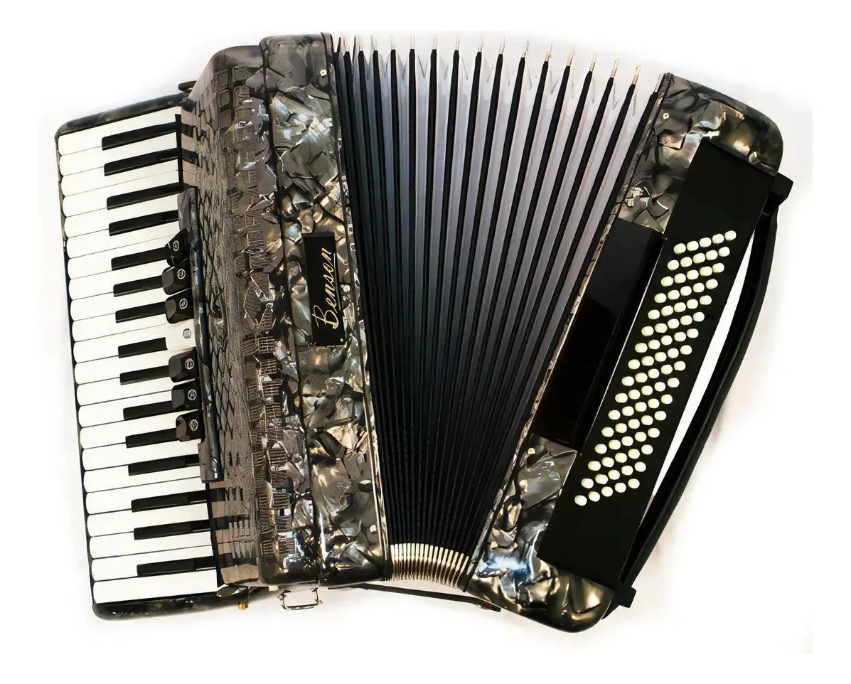 Acordeon Benson Bac80 Pbk 80 Baixos