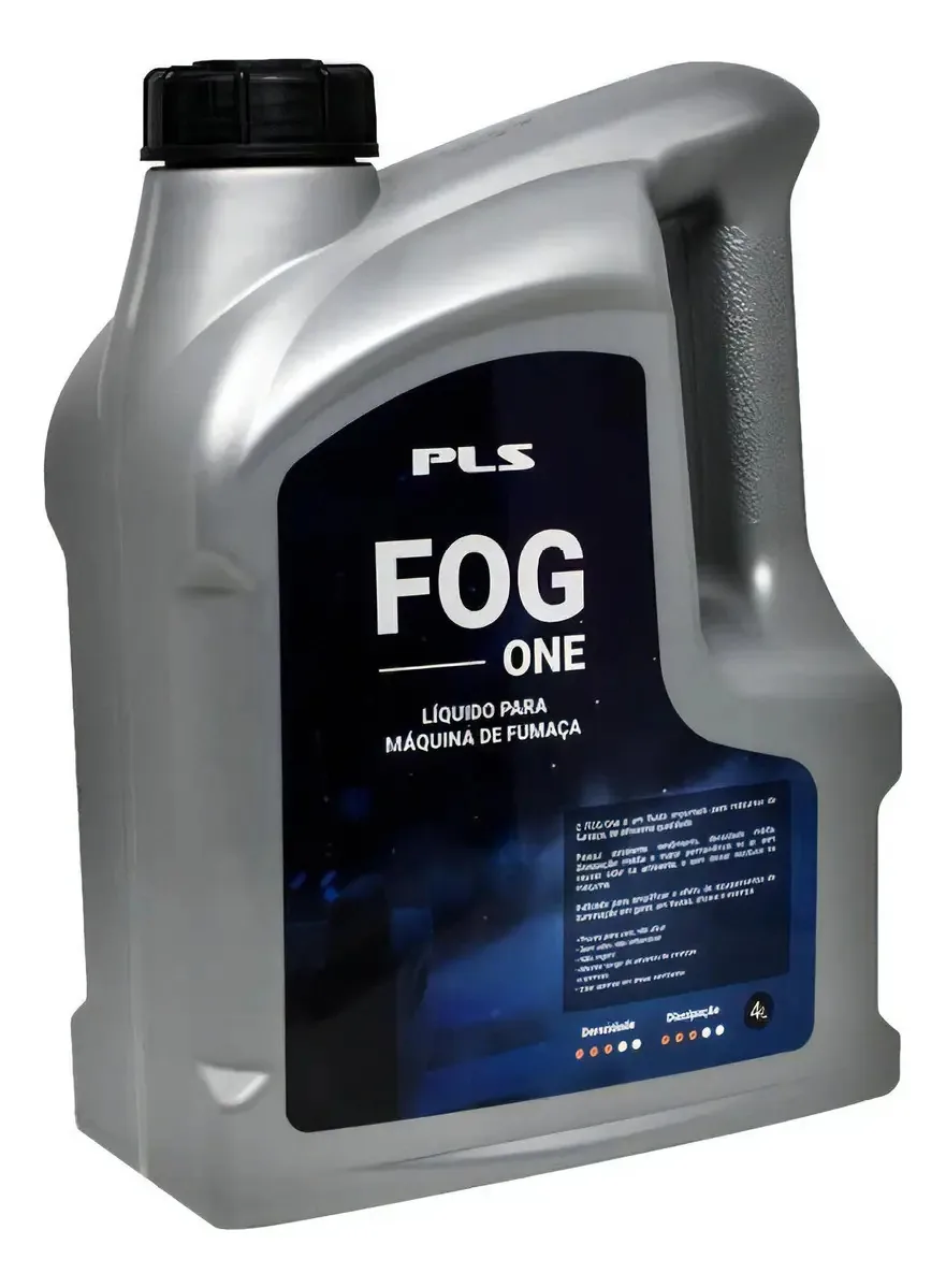 Líquido Para Fumaça Pls Fog One 4l Para Máquina De Fumaça Cor Prateado