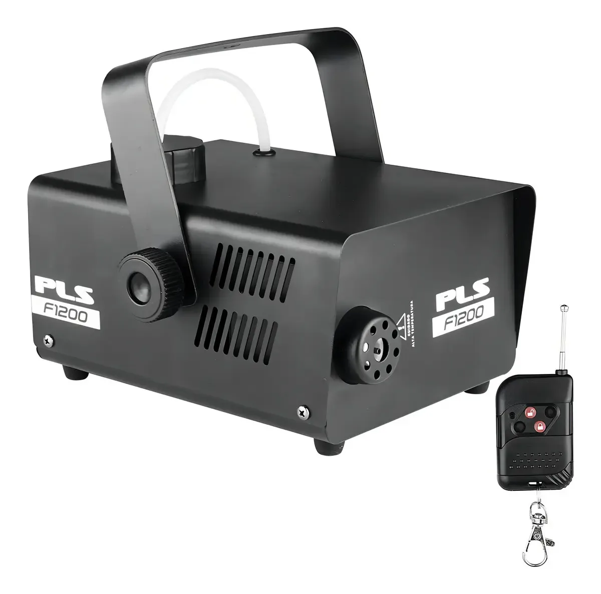 Máquina de Fumaça PLS F-1200 1200W Controle Remoto Sem Fio Preto