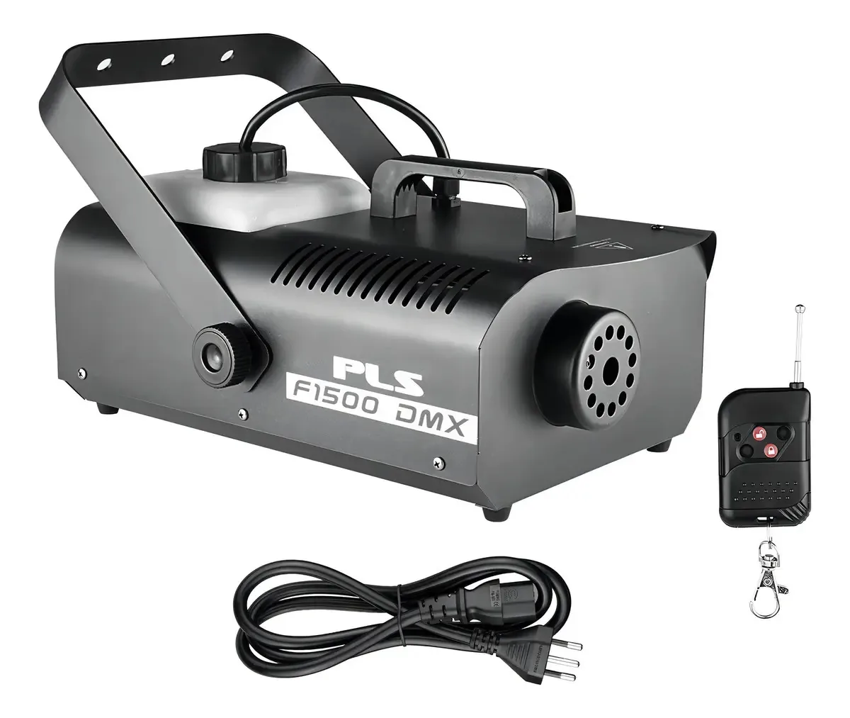 Máquina de Fumaça 1500W com DMX e Controle Sem Fio PLS