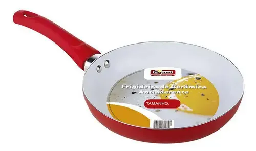 Frigideira De Cerâmica Nº22 Vermelha