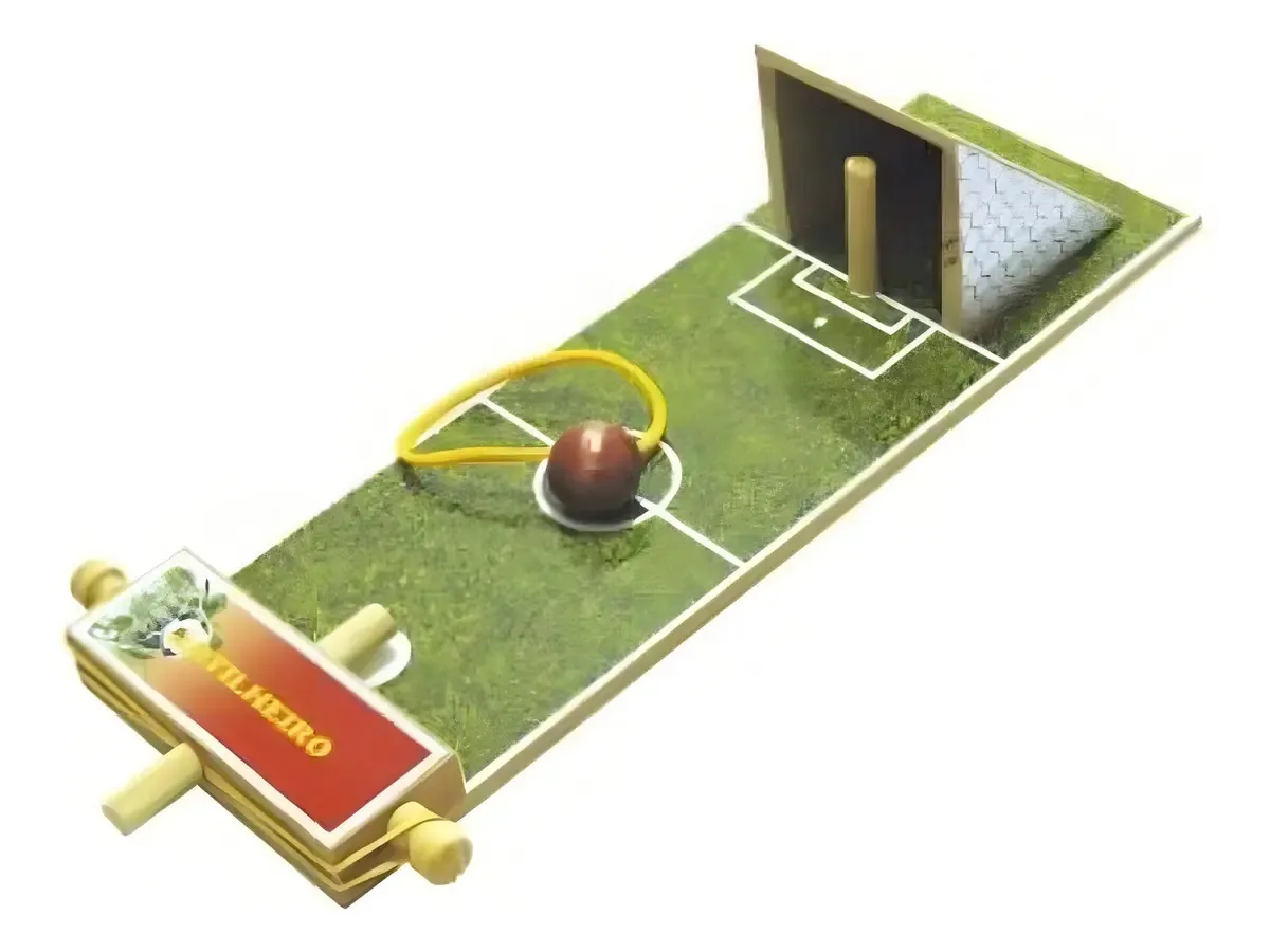 Maninho Jogo de Futebol de Botão Artilheiro em Madeira MDF