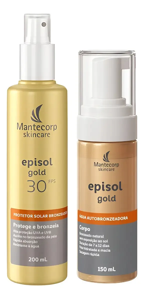 Kit Episol Gold: Bronzeado & Proteção