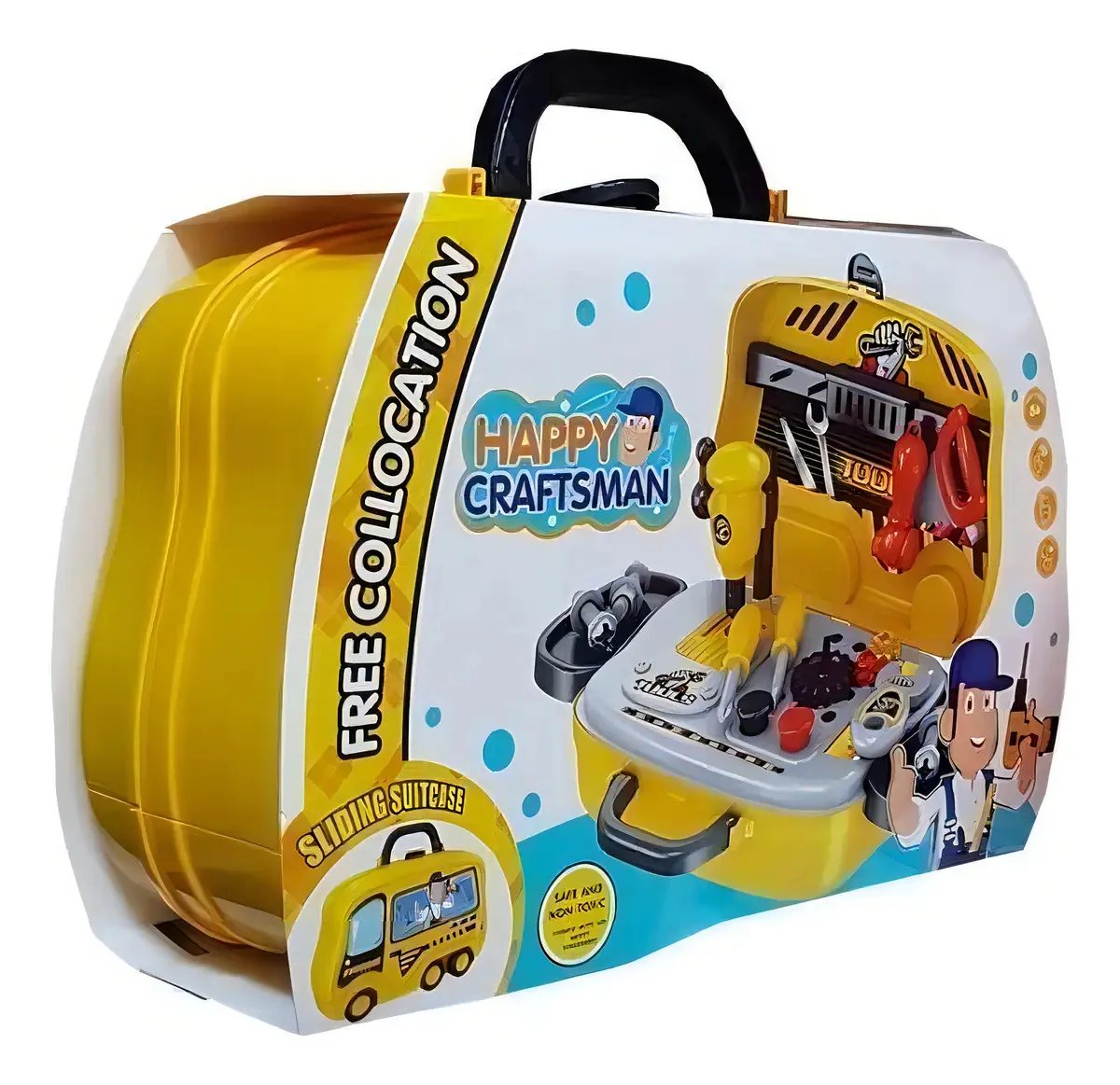 Brinquedo Infantil Maleta Happy Craftsman Ferramentas