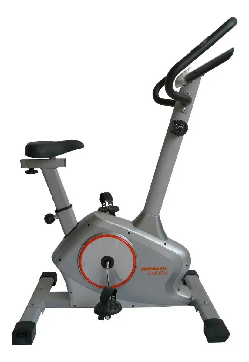 Bicicleta ergométrica tradicional Athletic 290BV cor cinza