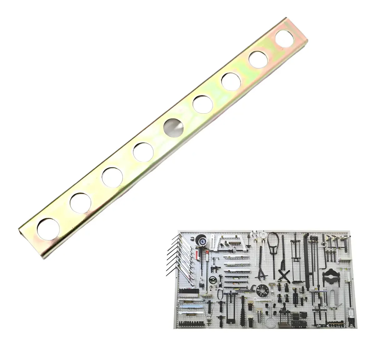 Suporte Para Soquete Tipo Bits Aço Cr Automotrixx CR 27009 Montado na Parede