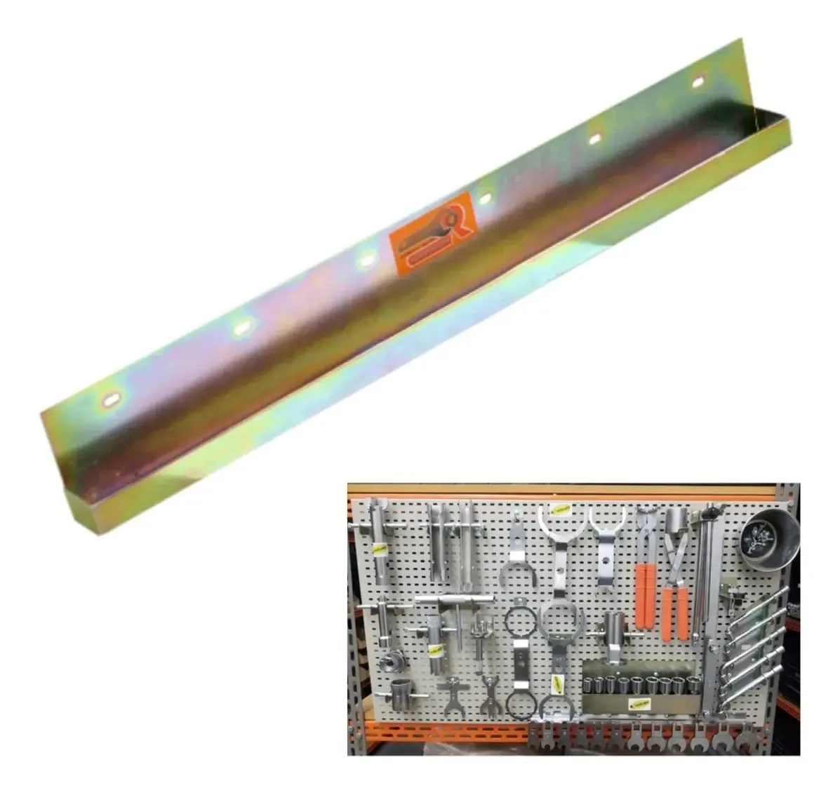 Suporte Tipo Caixa Para Soquetes 30x530mm Painel Ferramentas