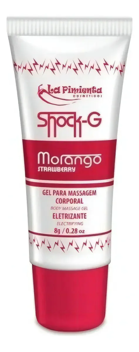 Lubrificante Shock G Bisnaga 8g - Morango