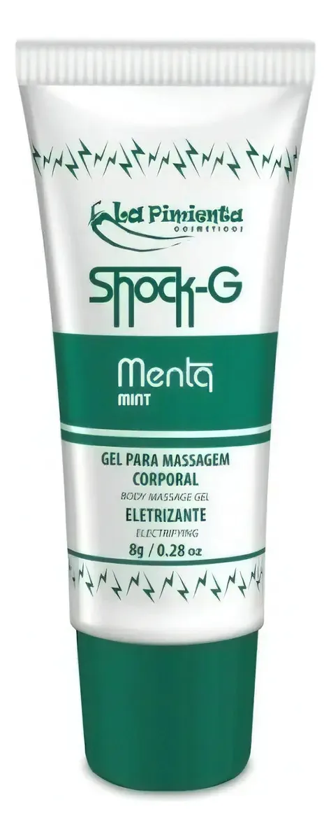 Lubrificante Shock G Bisnaga 8g - Menta