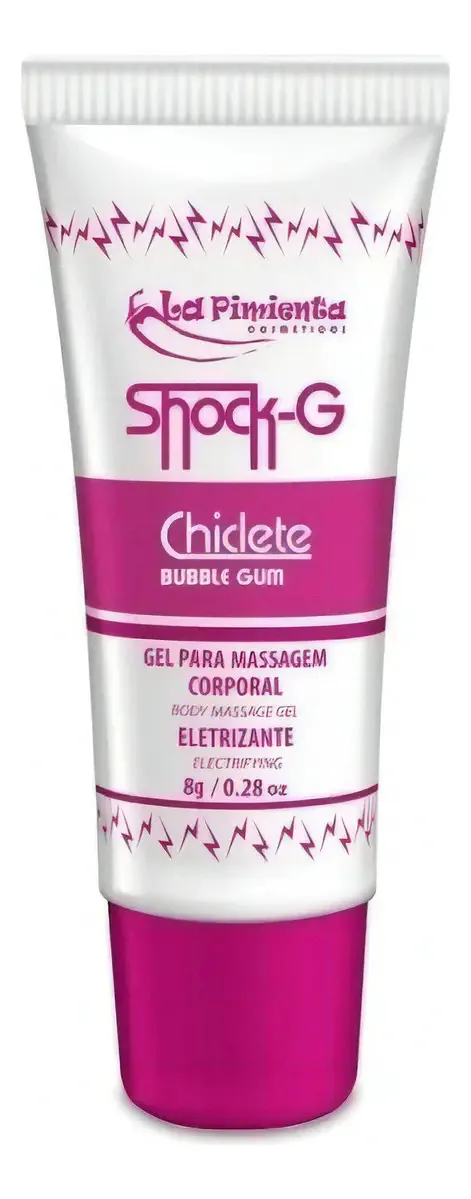 Lubrificante Shock G Bisnaga 8g - Chiclete