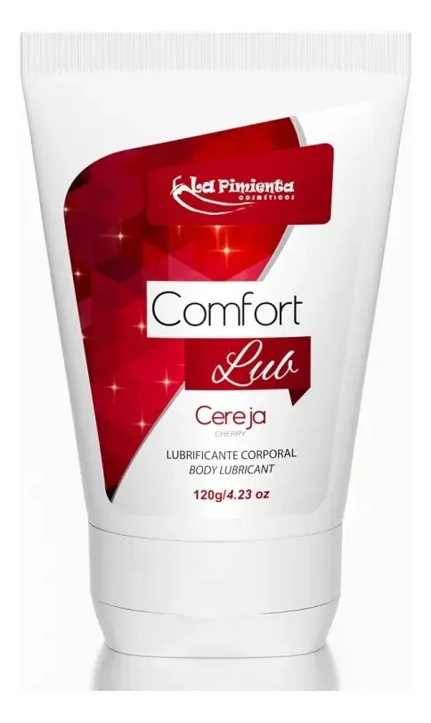 Lubrificante Beijável Cereja Comfort Lub 120g