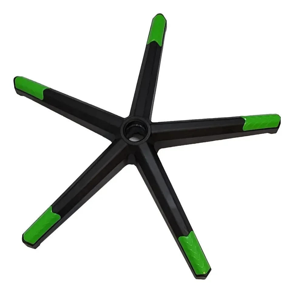 Base Para Cadeiras Gamer Ou Office Com Detalhes Verde