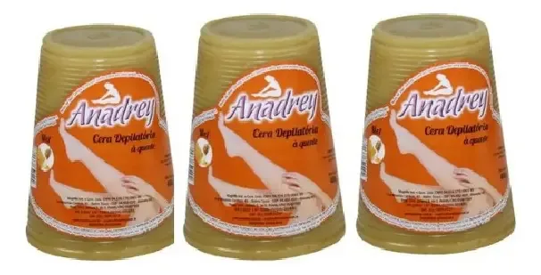 Kit C/ 3 Cera Anadrey Mel 400g