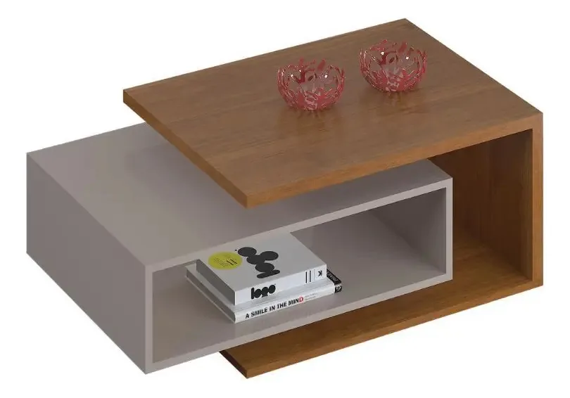 Mesa De Centro Diva Candian Cinamomo E Off