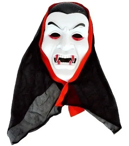 Máscara Drácula Com Touca Modamix