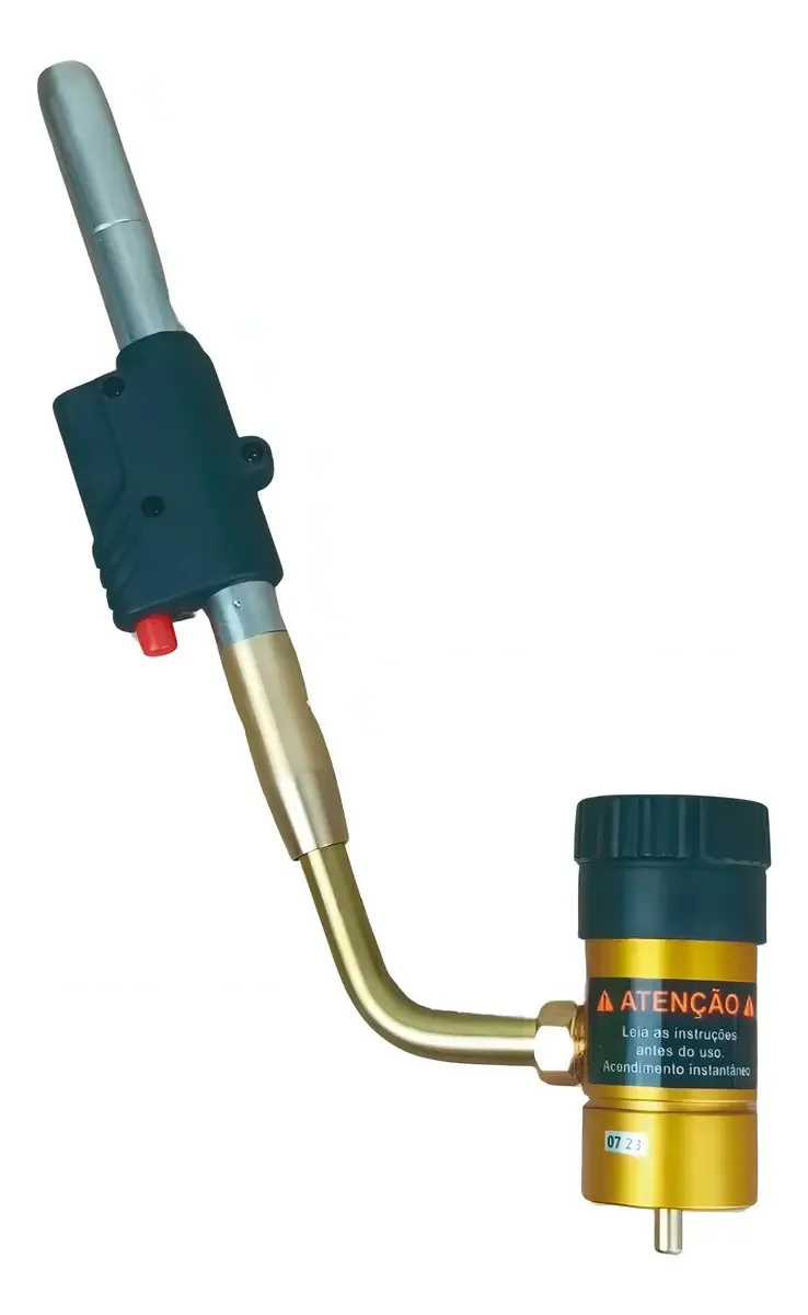 Maçarico Portátil Acendimento Automático Giro 360º Hulter