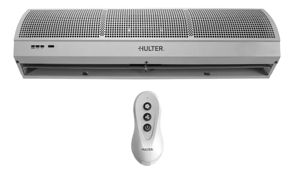 Cortina De Ar Hulter 100 Cm Com Controle Branca -