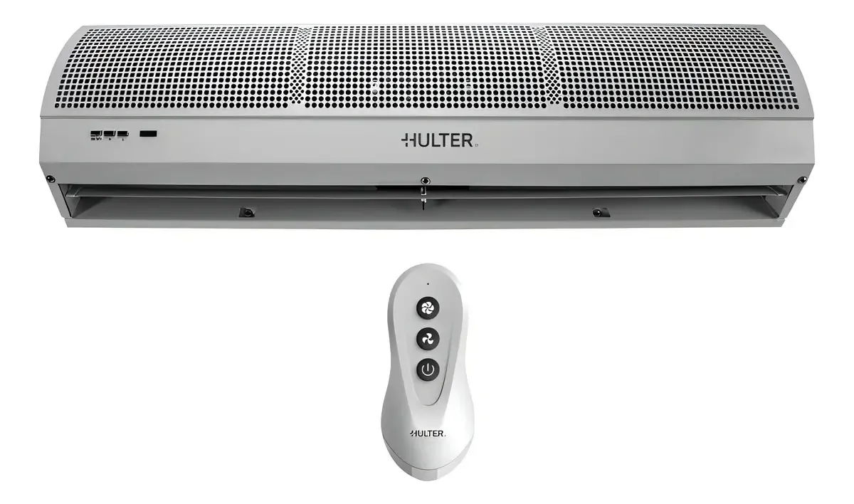 Cortina De Ar Hulter 120 Cm Com Controle Branca