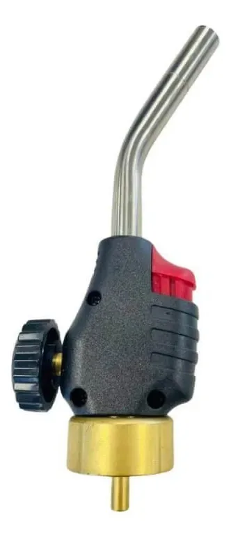 Maçarico Portátil Profissional Mini Com Regulagem Hulter Preto