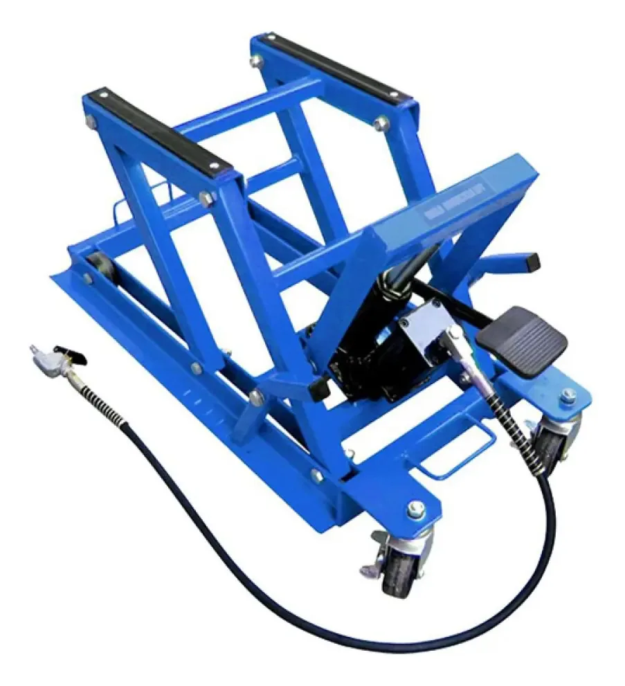 Elevador Hidráulico De Moto Para Mecânico 680kg 6035 Bremen Cor Azul