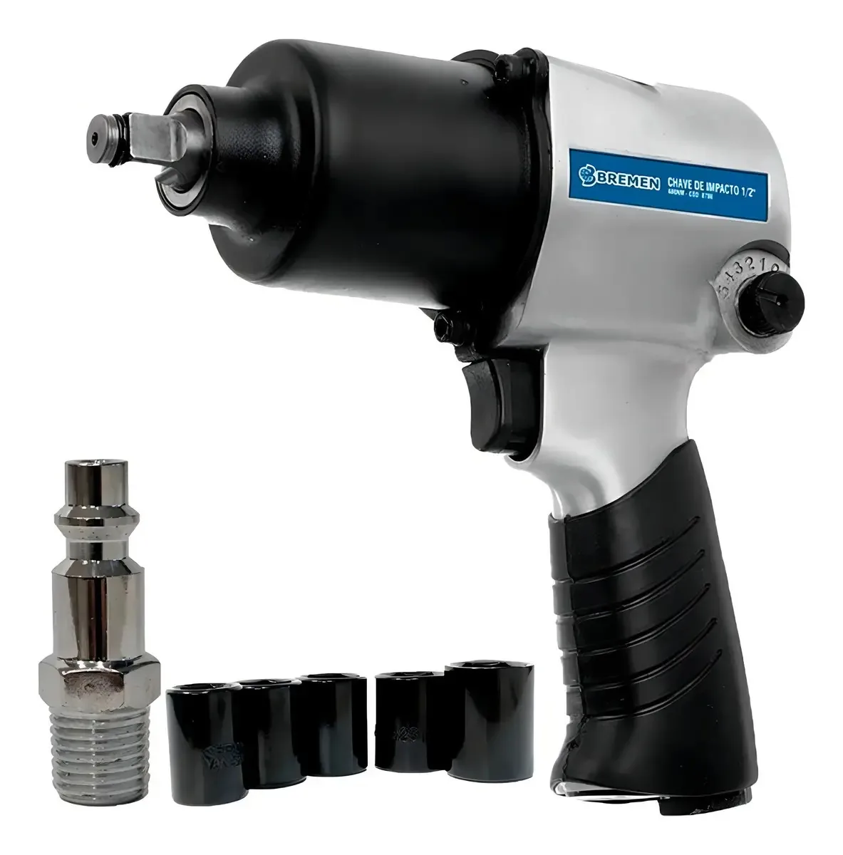 Chave Impacto Pneumática 680nm Com 5 Soquetes 8786 Bremen