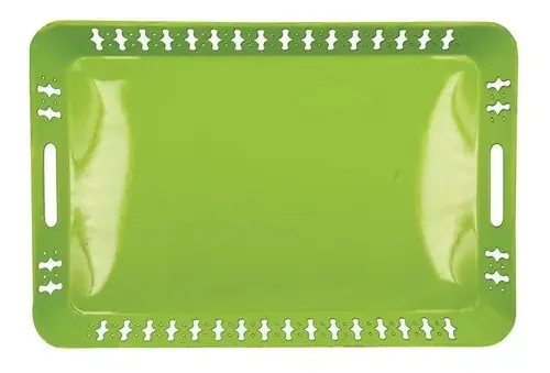 Bandeja Verde De Metal Incasa