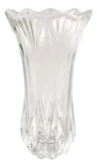 Vaso Decorativo Vidro Transparente Vasinho 19x10x10cm