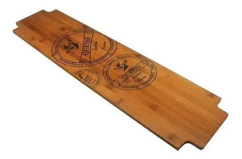 Tábua Para Queijos Em Bambu 80 Cm