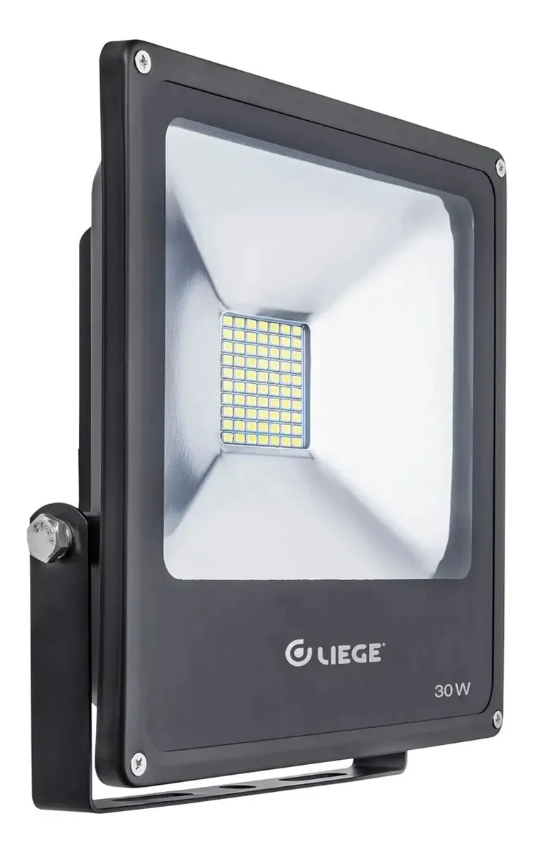 Combo 2 Refletores De Led 30 W. Bivolt Preto Liege - 497932