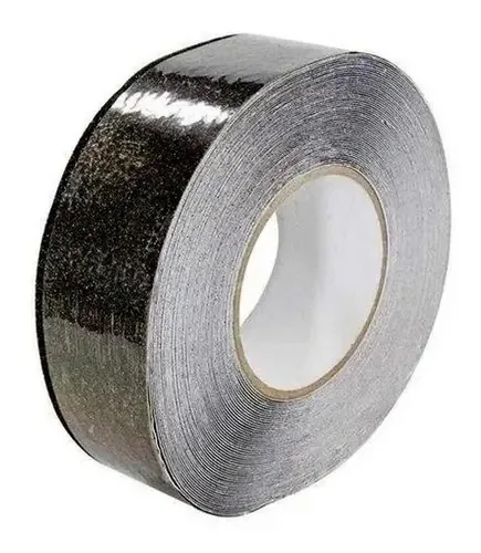 Fita Antiderrapante Para Escadas Rampas 2,5cmx5m Cor Preto