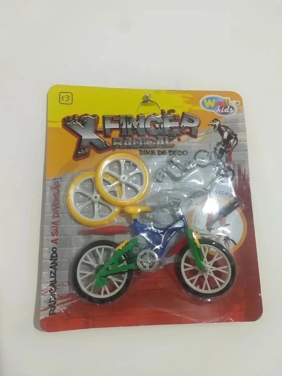 Miniatuara Bicicleta Bicicletinha De Dedo P/ Cor Verde