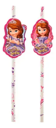 Canudo De Papel Sofia The First