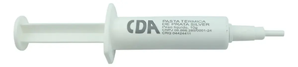 Pasta Térmica CDA 077-2210 Para Microprocessadores 10g Seringa Silicone