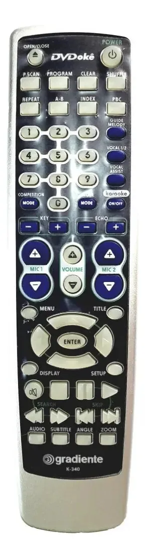 Controle Gradiente Dvd K-340 026-0340