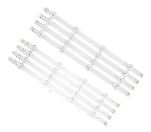 Kit Barras LED 39 Polegadas ChipSCE Compatível LG 39LB5600 8 Peças