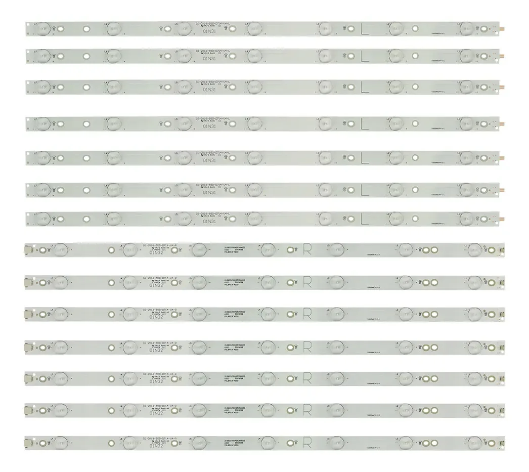 Kit 14 Barras Led Completo 55pug6102 55pug6102/78 - ChipSCE